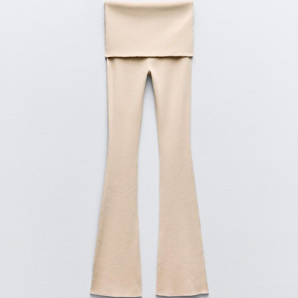 Zara Ribbed Flare Pants - Picture 5 of 8